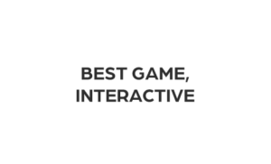 Best game, interactive award badge