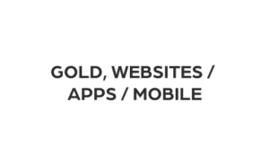 Gold, Websites/Apps/Mobile award badge