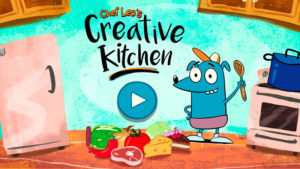 Chef Leo’s Creative kitchen game page
