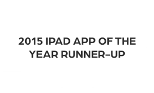 2015 iPad app of the year runner-up award badge