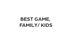 Best game, family/kids award badge